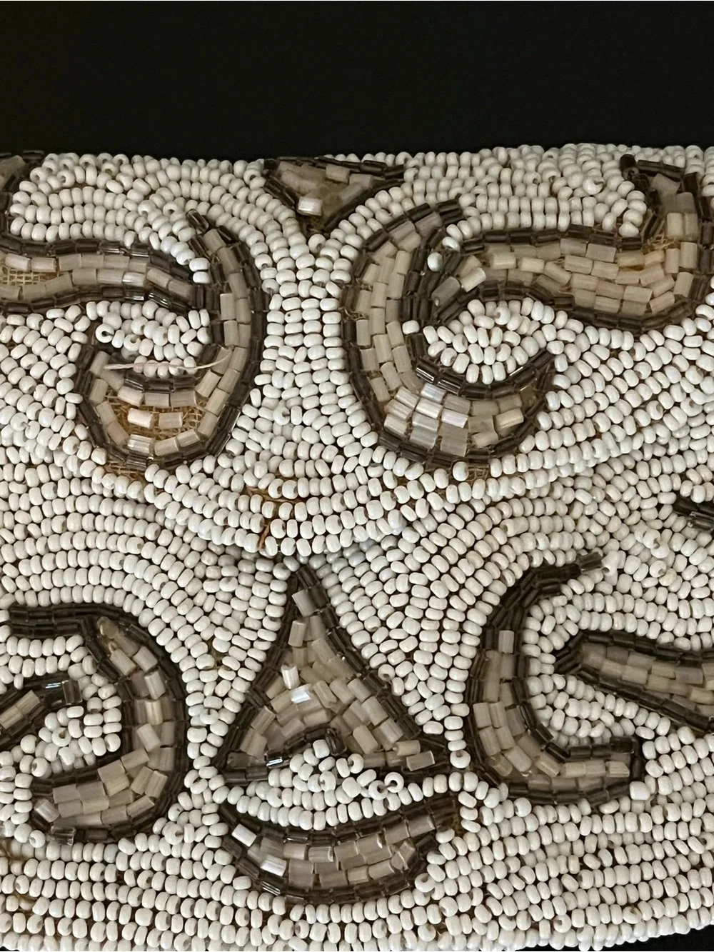 Vintage Beaded Wristlet Evening Elegant Handcrafted Little Bag